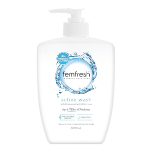 Femfresh Feminine Intimate Skin Care Wash 600ml Daily wash / Sensitive wash / Active wash