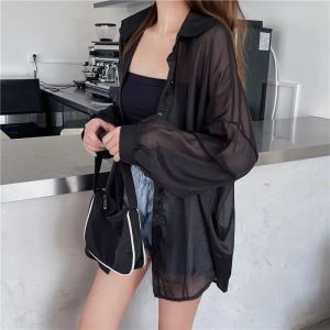 BestStore - Kemeja Olin Oversized XXL / Kemeja Transparan Wanita / Kemeja Wanita XXL / Kemeja Oversized OOTD
