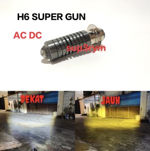 Lampu Depan H6 LED tipe laser Putih Putih Jauh dekat High Low Bebek