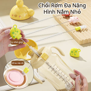 Chổi Cọ Bình Sữa Hai Trong Một Chổi Vệ Sinh Ly Chổi Cọ Đa Năng Làm Sạch Bình Sữa Và Ly