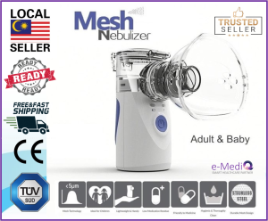 [MDA Approved] [KKM LULUS] Portable Medical Mesh Nebulizer Ultrasonic Inhaler For Adult & Kids Ready Stock (1 year warranty) - Priority Product & Fast Processing (Exp: Oct/2028)