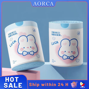 100pcs Roll Drawstring Garbage Bag Thickened Household Kitchen Portable Garbage Bag Cute Cartoon High Value Home Kitchen Portable Thickening