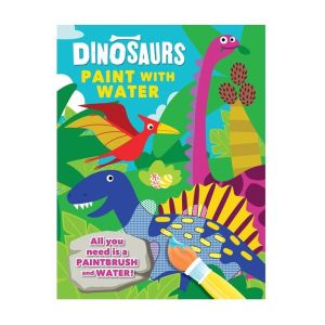 Dinosaurs Paint With Water Colouring Actvitity Book For Kids to Paint Dinosaurs & Fascinating Scenes