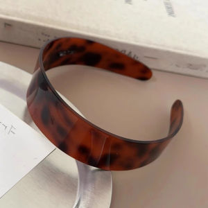 Skincare Headband Tortoiseshell Print Non Slip Hair Band For Washing Face Makeup Acetate Vintage Style Headwrap Women New H260729