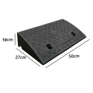 STYLETENK Anti-Slip Threshold Ramp Plastic 50/70/100mm Curb Ramp Versatile Heavy Duty Car Wheel Ramp Garage