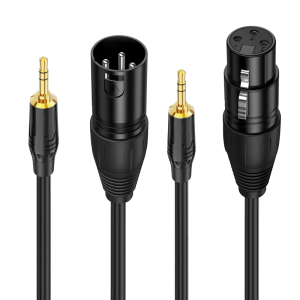 3.5mm TRS đến 3pin cáp cho Bộ chuyển đổi dòng 3pin cân bằng cho cáp truyền tín hiệu rõ ràng