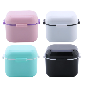 Vệ sinh dụng cụ làm móng tổ chức Lưu trữ nhựa trường hợp cho mũi khoan thiết kế vệ sinh dễ dàng mang theo