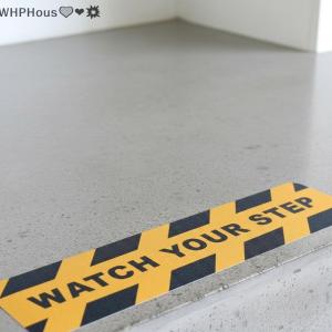 WP💓💛💖 Watch Your Step Caution Stair Stickers 12 Pack Slip Resistant Signage for Home Apartment Business Entry Steps