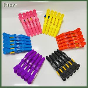 Fitow 5pcs lot Plastic Hair Clip Hairdressing Clamps Claw Section Alligator Clips Barber For Salon Styling Hair Accessories Hairpin