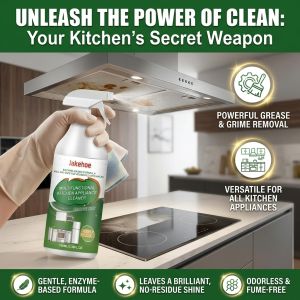 Kitchen Cleaner Gentle Degreaser Oil Stain Remover Kitchen Appliance Cleaner Shine Finish Stainless Steel Cleaner Spray