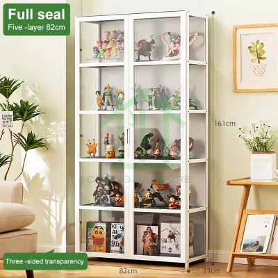 Display Cabinet Lemari pameran Acrylic Showcase 4/5Layers Transparent Storage Cabinet Toy Figure Showcase Cabinet Lego Display Cabinet多功能展示柜 透明 防尘