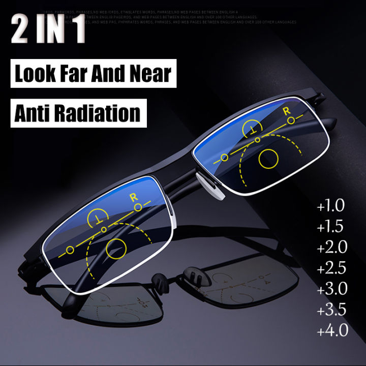 Progressive reading glasses discount