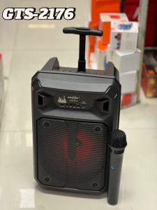 ลำโพงบลูทูธ รุ่น GTS-2176 ดอก8นิ้ว ฟรีไมค์ลอย รองรับUSB TF ปิดไฟได้ มีคันชักและล้อลาก 11W ลำโพงบลูทูธไร้สาย สินค้าพร้อมส่งจากกทม.