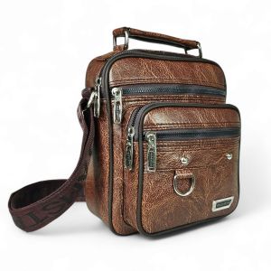 Polo Amstar Tas Selempang Slingbag Crossbag Pria Kulit Oscar Premium Sudah Anti Air Cowok