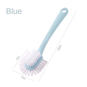 Shoe Washing Brush Plastic Long-handled Household Multifunctional All-round Five-sided  Soft-bristle Shoe Brush 五面鞋刷