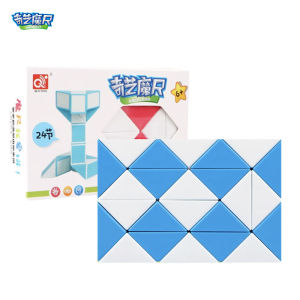 Qiyi Magic Snake Cubes 24 48 Pieces Fingertip Toys 3D Montessori Puzzles STEM Ideal Party Favor Stocking Stuffers for Kids Fidget Toys
