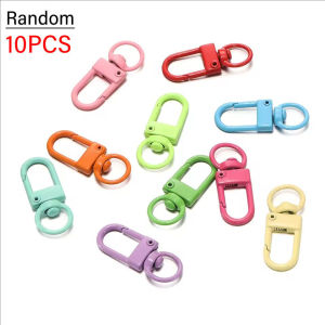 10Pcs Colorful Alloy Snap Lobster Clasp Hooks for DIY Key Chain Bags Pendants Accessories