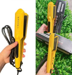 Máy Là duỗi tóc vàng phong cách Hàn Quốc mượt bóng không rít tóc