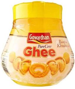 Gowardhan Pure Cow Ghee (Premium Quality Desi Ghee) - Rich Aroma & Authentic Taste for Cooking Baking & Sweets