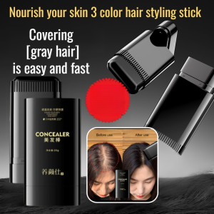 Hairdressing stick waterproof antisweat gray hair