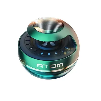 Nước hoa ô tô Atom CarOffcical khử mùi ô tô xe hơi xoay chạy bằng năng lượng mặt trời thiết bị lọc không khí
