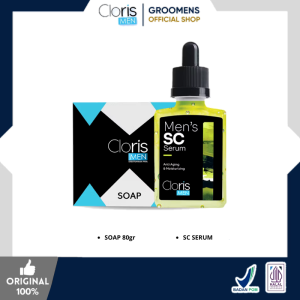 Paket Termurah Clorismen Soap 80r + Brightening Serum - Pembersih Atasi Kusam Cerah Maksimal