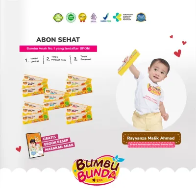 Bumbu Bunda Elia Abon Sapi MPASI / Abon Ayam / Abon MPASI / Abon Bayi