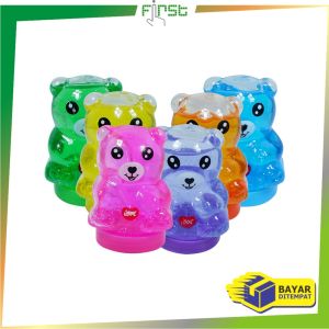 FH-M336 Mainan Slime Karakter Gliter Warna Warni / Slime Jelly Clear / Crystal Slime Glitter Motif Kids Toys Import