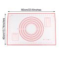 Pastry Sheet Oven Food Grade Liner Baking Tool Large Pizza Dough Non Stick Measure Pad Silicone Baking Mat. 