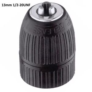 CHUCK CUK CHUK KEPALA MESIN PENJEPIT JEPIT MATA BOR DRILL CHUCK CONES 1.5-13MM 13MM 13 MM DRAT UKURAN SIZE 1/2-20UNF 3/8-24UNF KEYLESS KEY LESS OTOMATIS AUTOMATIS TANPA KUNCI