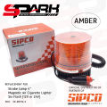 Car Emergency Strobe Light Warning Beacon Light Flashing Light Magnetic Mounted 6-Flash DC 12V 24V. 