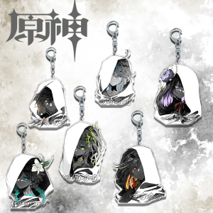 [Midnight store] New Years Spring Festival Yuanshen surrounding Zhongli Naxi surrounding pendant game Wendy thunder keychain gift mezzanine