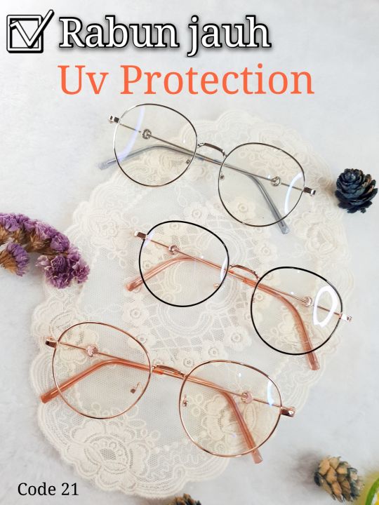 Cermin mata rabun jauh (spek myopia) with uv Protection  (code 21)