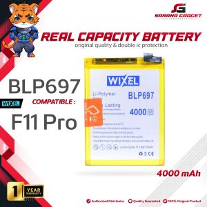 WIXEL Baterai Oppo F11 PRO BLP697 Double Power Real Capacity Batre Batrai Battery Original Ori BLP 697 HP Handphone Dual