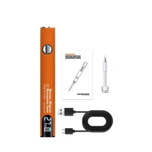 VALER USB Fast Charging Electric Soldering Iron Adjustable Voltage Wireless Welding Tool Kit Pen Portable Digital Display Wireless Electric Iron Solder Repair Welding Tools