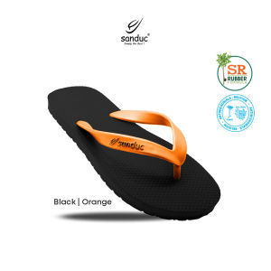 Sanduc Getah SR Lelaki Mix & Match Selipar Black Warna Hitam 8 Warna