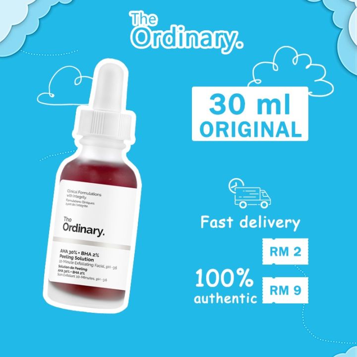 the ordinary AHA 30 + BHA 2 Peeling Solution Anti Acne Pore Reducer