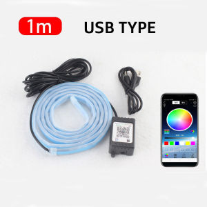 Led đèn cảnh báo phía sau cho xe phổ thanh hướng gió hậu tự động gắn cao đèn phanh dừng đèn tín hiệu ứng dụng điều khiển đầy màu sắc