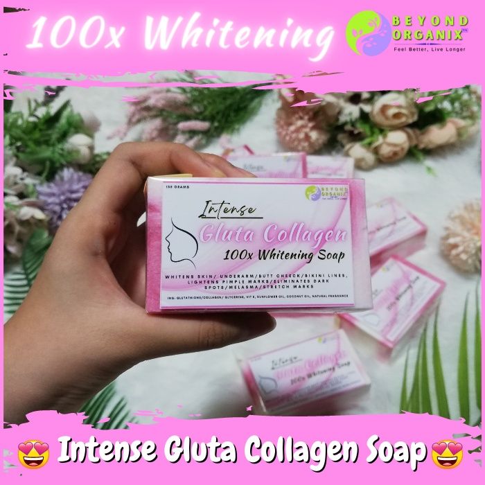 glutathione collagen soap philippines with 125g | Nature's Skin Botanicals and yogurt for deep nourishment Intense Gluta Collagen 100x Whitening