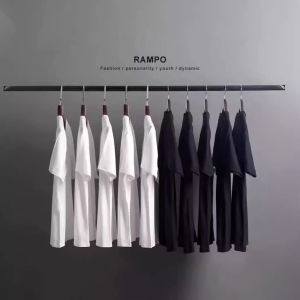 夏季热卖纯棉T恤男装时尚230克潮款圆领短袖男t恤宽松日系打底衫