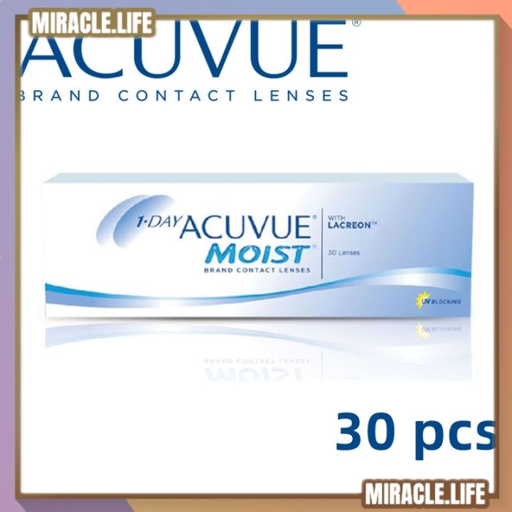 Acuvue Moist Daily Disposable Lens 1 Day Contact Lenses (30 Pcs)