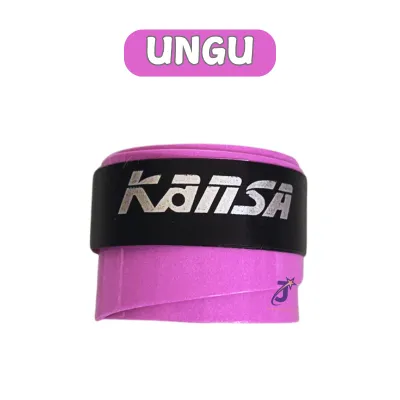 KANSA GRIP KARET RAKET BADMINTON KS100 POLOS / HAND GRIP RAKET ALAT PEREKAT KS100 ANTI LICIN