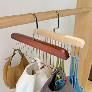 Móc Gỗ Treo Quần ÁoTất Vớ Đồ Lót 8 Chấu Siêu Bền Đa Năng Tiện Lợi 28x18.5cm OKSEP