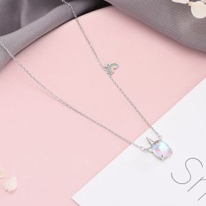 Dây chuyền bạc hình kỳ lân unicorn siêu xinh