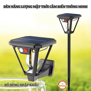 Đèn năng lượng mặt trời chống nước cảm biến chuyển động thông minh