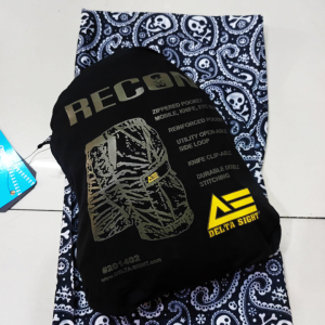 DELTA SIGHT RECON TACTICAL SHORTS 100% POLY-COTTON ZIP YKK กางเกงผ้าแห้งไว ผ้าเบา MOD UNIT BLACK