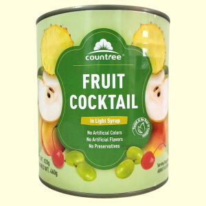 COUNTREE + Lon 820g + TRÁI CÂY HỖN HỢP NGÂM NƯỚC ĐƯỜNG Fruit Cocktail in Light Syrup