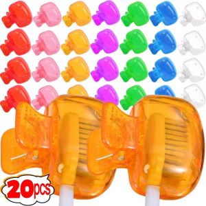 20/3Pcs Travel Toothbrush Head Covers / Toothbrush Head Dust Cover Caps / for Travel Household Bathroom