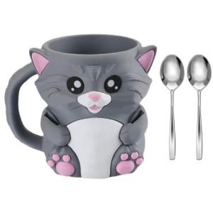 Insulated Treat Cup Holder With Surprise Tray Animal Shape Design Dessert Organizers For Ice Cream Lover