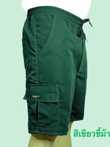 กางเกงขาสั้นเสื้อผ้าผู้ชายผ้านิ่ม ใส่สบาย เอวยางยืด แบบเย็บอย่างดี